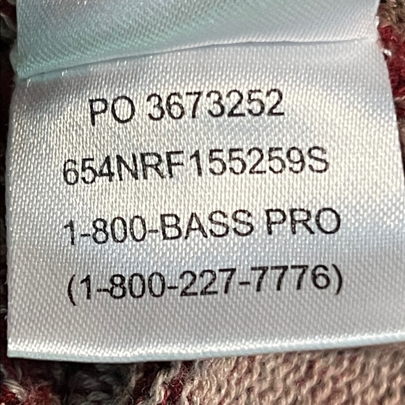 Natural Reflections Burgundy and Cream Knit Sweater - Picture 11 of 11